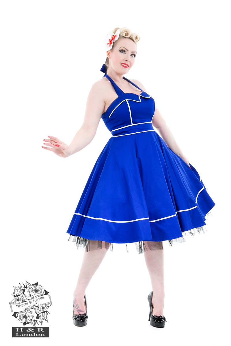 Blue Sailors Moon Halterneck Dress